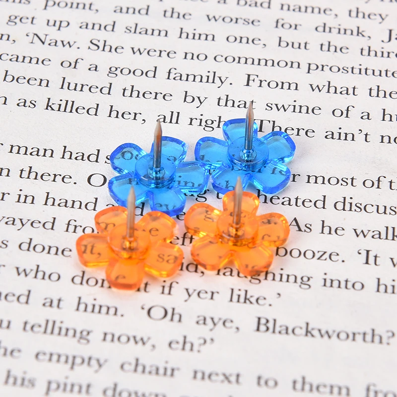 12 шт. канцелярские кнопки с цветочным узором в виде звезд объявлений Панели