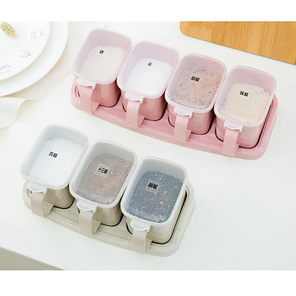 Коробка для специй набор приправы коробка горшки хранения контейнерная приправа