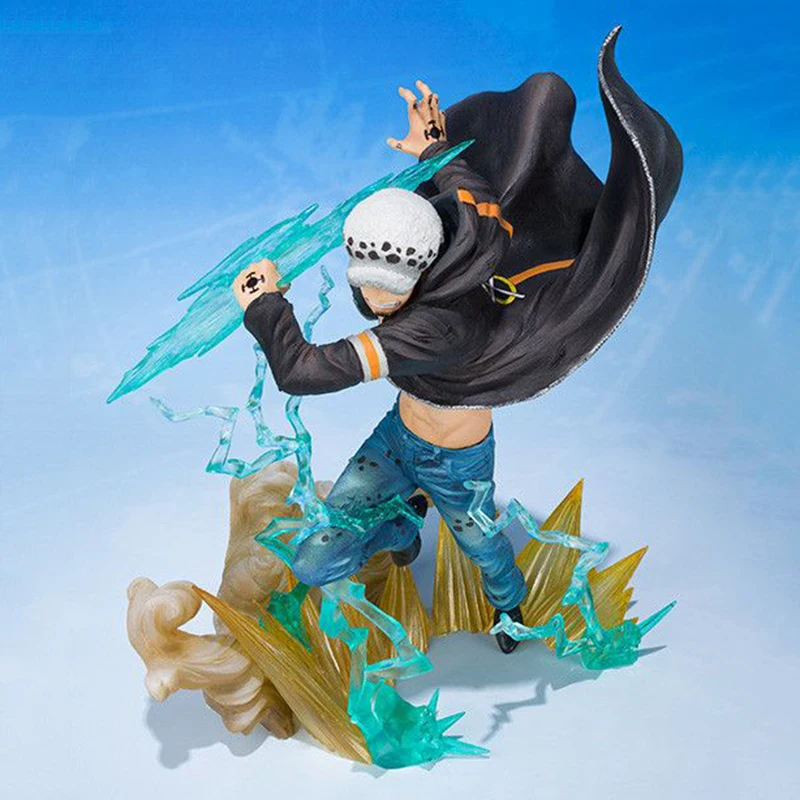 Экшн фигурка Trafalgar Law 14 см аниме D Закон о воде гамма нож борьба ПВХ Коллекционная