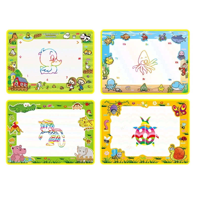 

Веселый интерактивный детский коврик акварельной расцветки с дизайном акварели для детей старше 3 лет товары для раннего развития A2UB