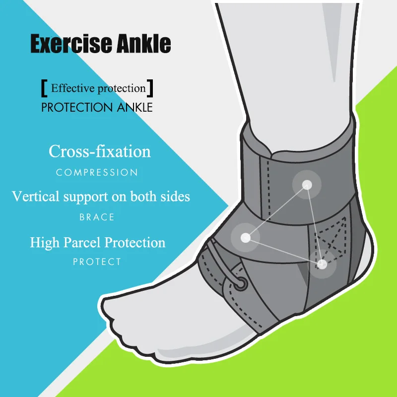 Размеры S/M/L поддерживающие лодыжки спортивные регулируемые ремешки на лодыжке