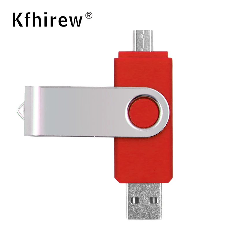Металлический u-диск микро флеш-накопитель 64 Гб 128 ГБ 8 2 в 1 OTG Usb 32 флешка для