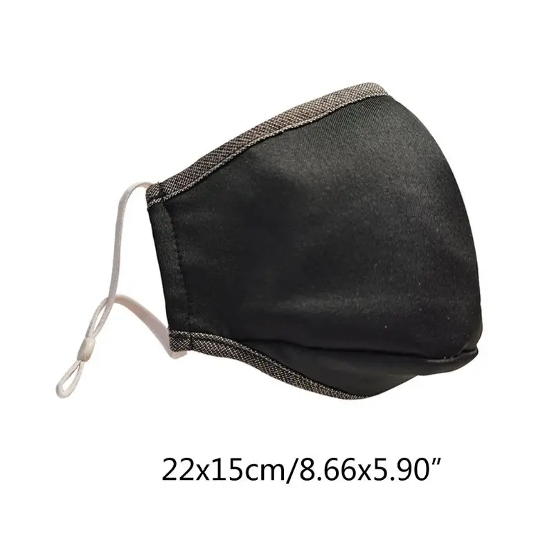 

Washable Cotton Mouth Mask with 10 Disposable Melt-Blown PM2.5 Filter Insert