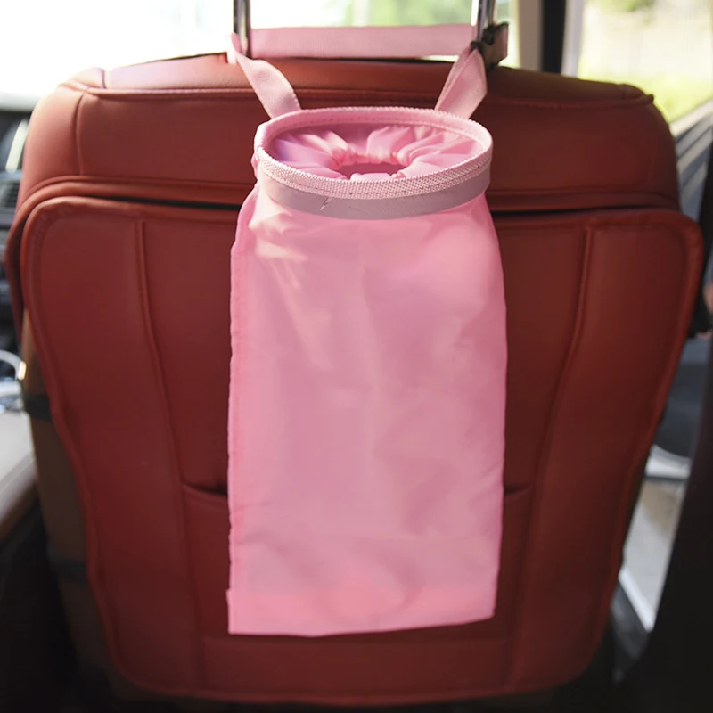 

1Pc Waste basket Trash Container Car Auto Garbage Bin Bag Waste Bins Cleaning Tools Accessories Car Seat Back Litter Bag