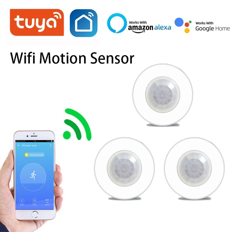 

Беспроводной Потолочный инфракрасный датчик движения с Wi-Fi