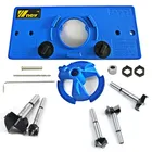 Направляющая для сверления Forstner, инструмент для резки дерева, столярных работ, 15-35 мм, 5 насадок