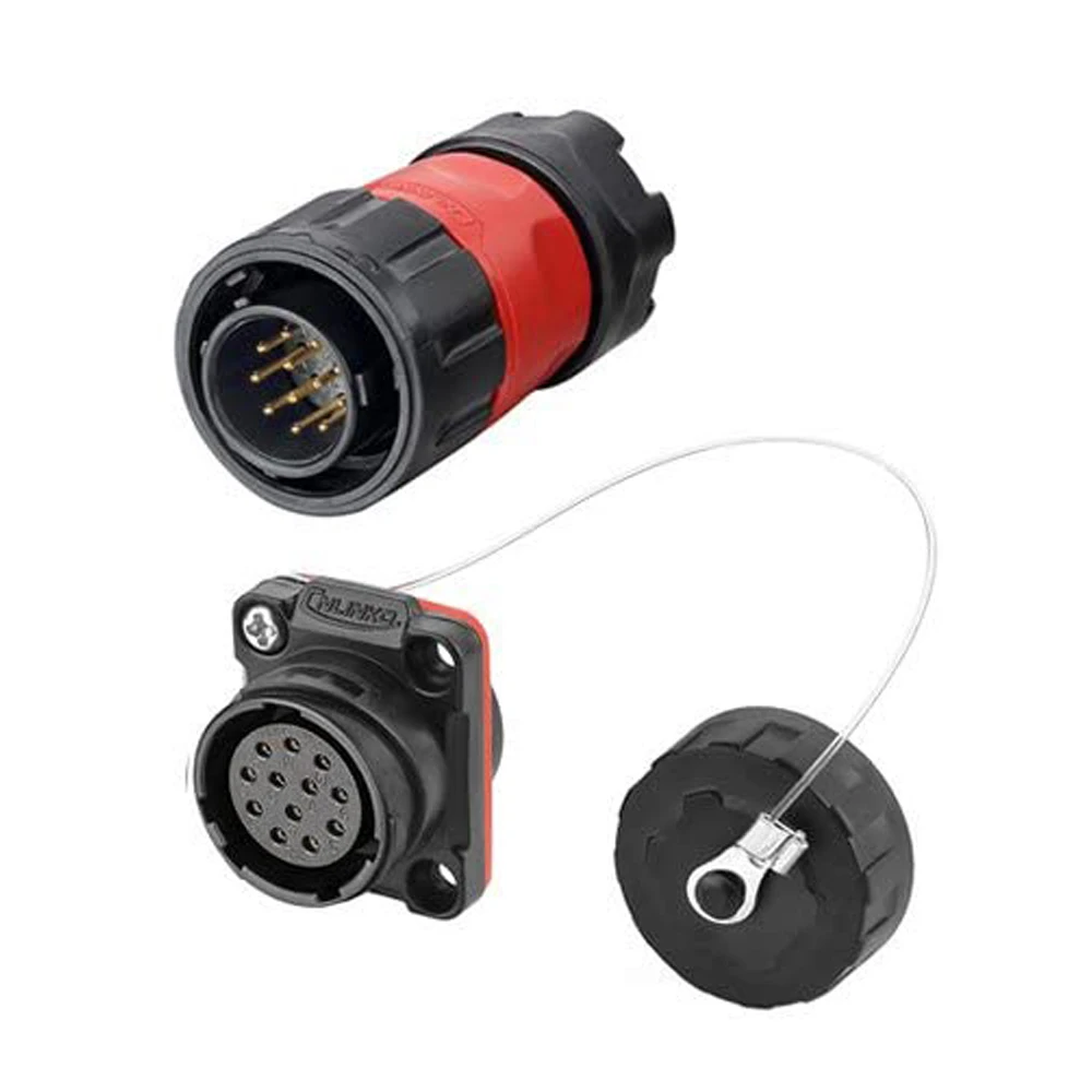 Автомобильный 12 Pin для инвертора паяльный Электрический провод разъем