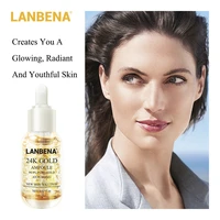 lanbena gold silk collagen ampoule serum removes melanin lighten dark spots whitening firming flexible anti aging anti wrinkle