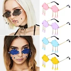 Солнцезащитные очки без оправы UV400 для мотоцикла, 1 шт.