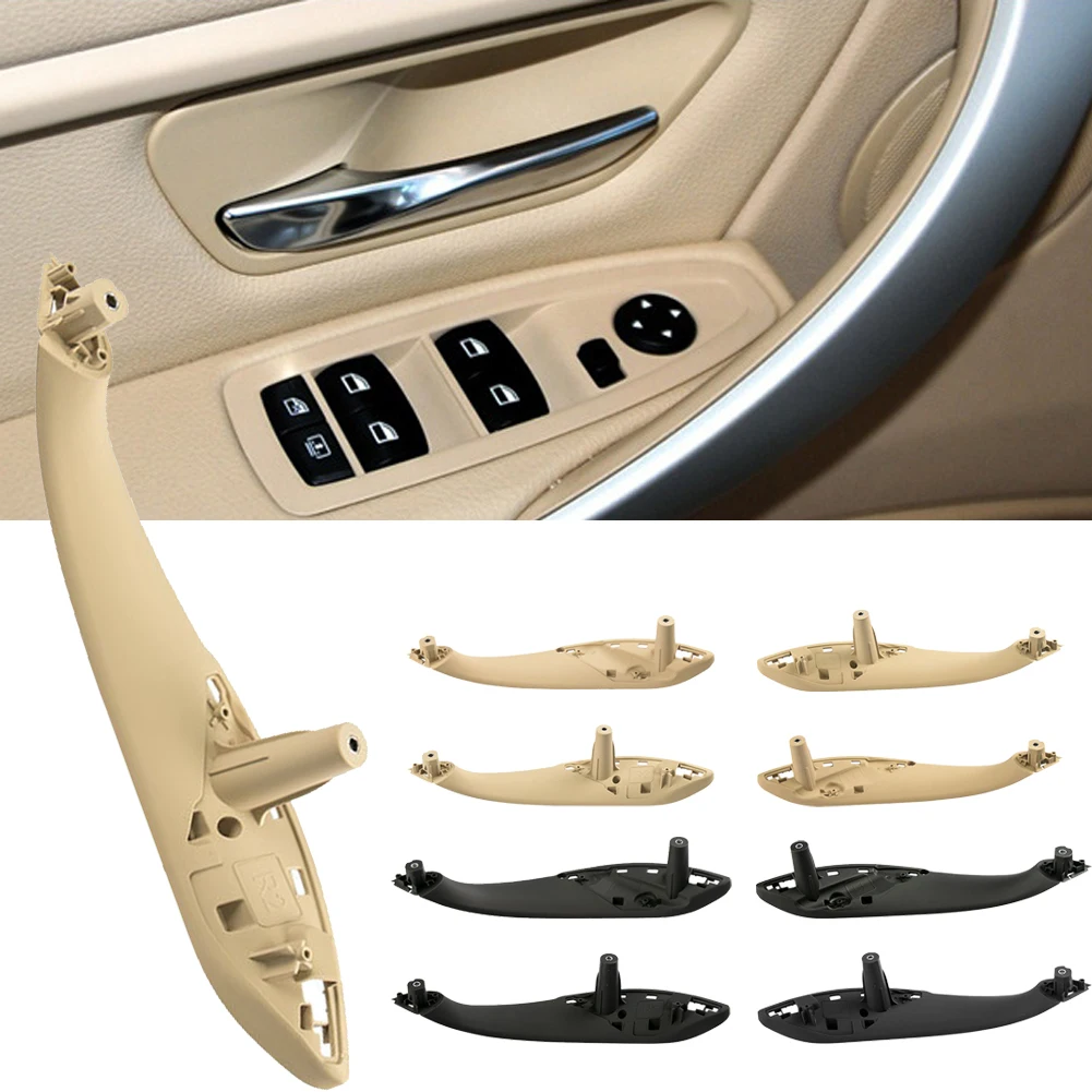 

Car Inner Door Handle Panel Pull Handle Cover Left/Right Front/Rear Handle Cover Trim for BMW F30 F35 12-19