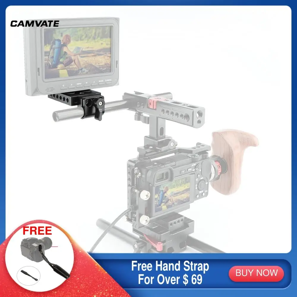 Монтажная мини пластина CAMVATE со стандартным 15 миллиметровым одиночным зажимом и