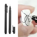Искусственная Кисть для ногтей сделай сам, инструменты для маникюра, кисть для рисования, подводки, дизайн ногтей, граффити, ручка для рисования, ручка для рисования
