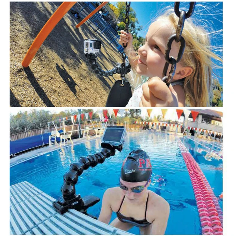 Diving Photography Accessories Underwater14 inch 35.5 cm Flex Arm with YS Adapter Fixed Base T-Groove Plate Snake | Электроника