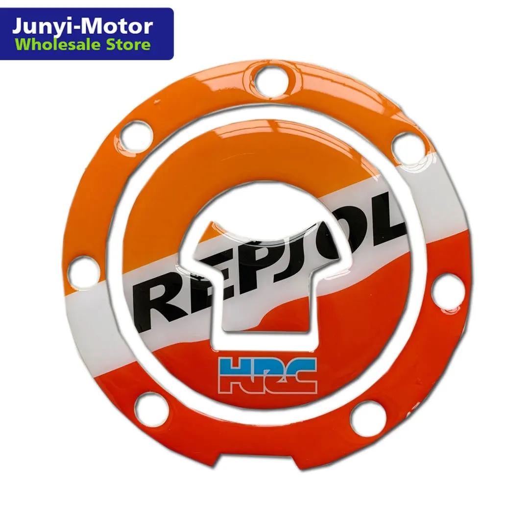 Мотоцикл хромированная наклейка топливный бак крышка Накладка для CBR HRC Honda CBR600RR