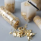 Материалы для изготовления свечей сделай сам, изготовление мыла из пищевой золотой фольги, серебряной фольги, материал ручной работы сделай сам, инструменты для украшения мыла и свечи