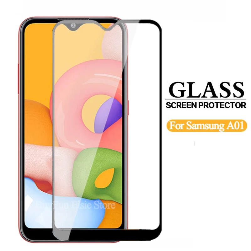 Для samsung Galaxy A01 защитная пленка из закаленного стекла для Samsun A 01 5 7 ''защитная SM