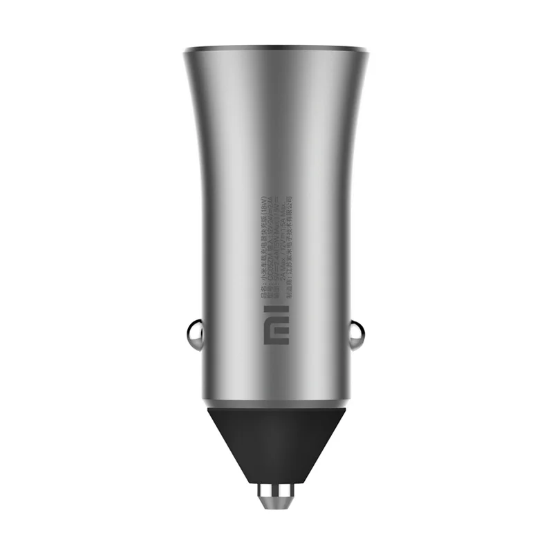 Xiaomi Mi автомобильное зарядное устройство с двумя usb портами 5 В/2 4 А 9 а 12 В/1 макс. 18