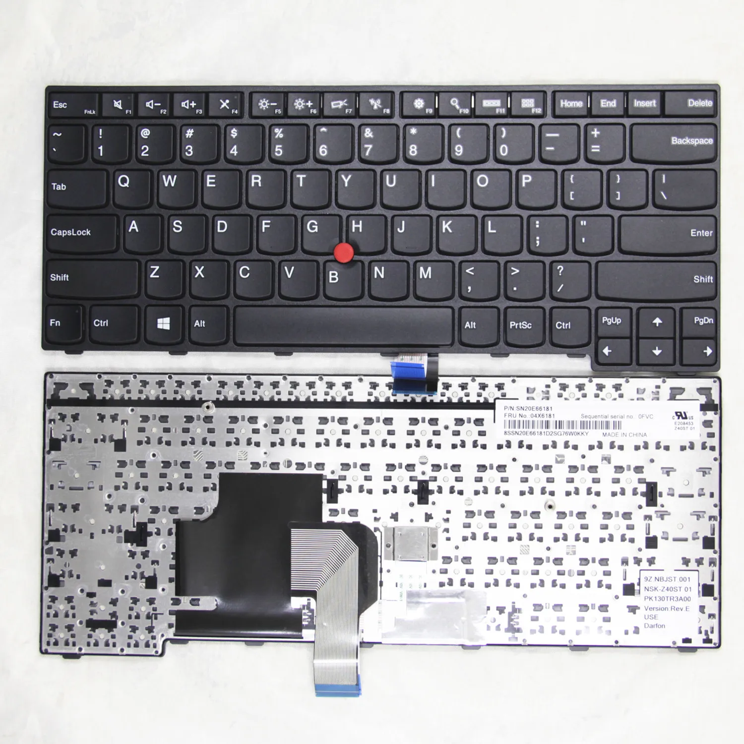 100% новая Оригинальная клавиатура США для Lenovo Thnikpad E450 E455 E460 E465 W450 E470 E475 английская