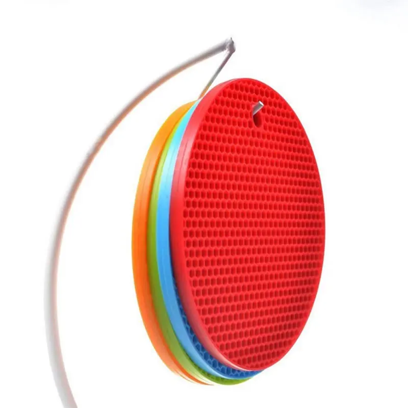 1 шт. силиконовый Настольный коврик термостойкая подставка для сковороды чашка