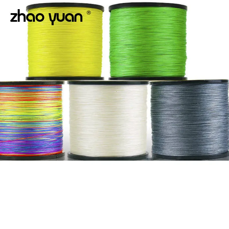 Леска для рыбы леска из полиэтилена 1000 метров плетеная вторая морская