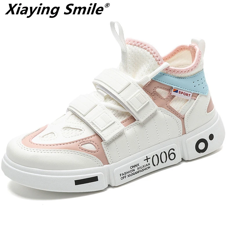 Xiaying Smile/Новая Осенняя Базовая стильная женская обувь для бега на шнуровке, спортивная обувь для улицы, беговые кроссовки, удобные кроссовки