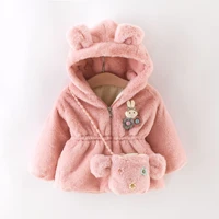 new style winter jacket for girls baby cute toddler baby parkas coat for girl jacket children clothes newborn jackets with bag