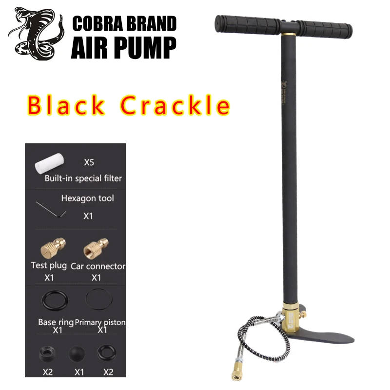 

3-ступенчатый ручной насос PCP COBAR 300 бар 4500 фунт/кв. Дюйм для воздушного пейнтбола, мини-компрессор высокого давления для автомобиля, велосипе...