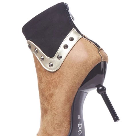 

ENMAYER Women Ankle Boots Big Size Pointed toe Thin heels lady High heel boots Sexy Zipper Winter Causal Shoes woman booties