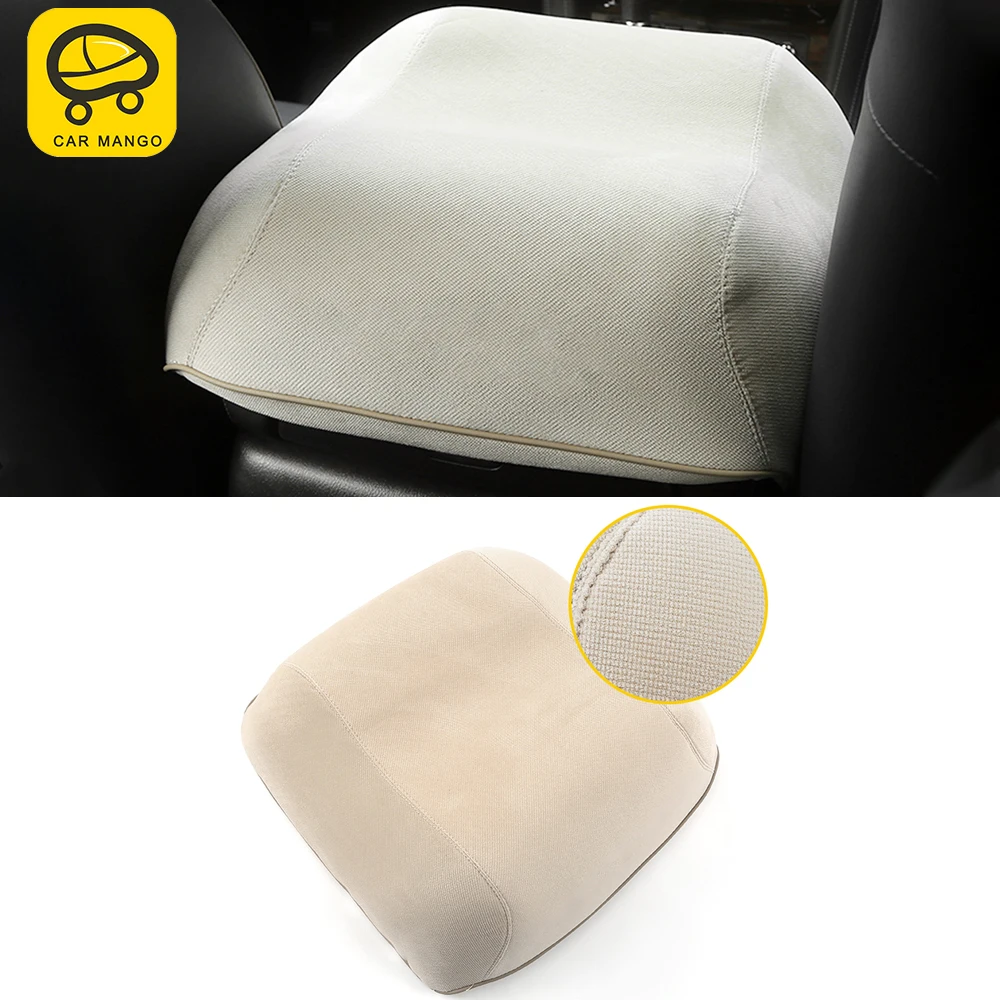 

CarManGo Car Accessories Central Armrest Pad Auto Center Heightened Increased Mat Cushion Pillow for Nissan Patrol Y62 2010-2019
