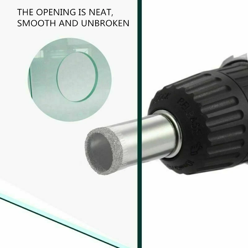 

10pcs/set 3mm-20mm Diamond Glass Drill Bit Marble Ceramic Tile Hole Cutter Bit Set Steel Woodworking Metal Drilling Bit