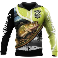 new mens sweatshirt love walleye fishing 3d full body print autumn hoodie unisex fashion street casual hoodie pullover