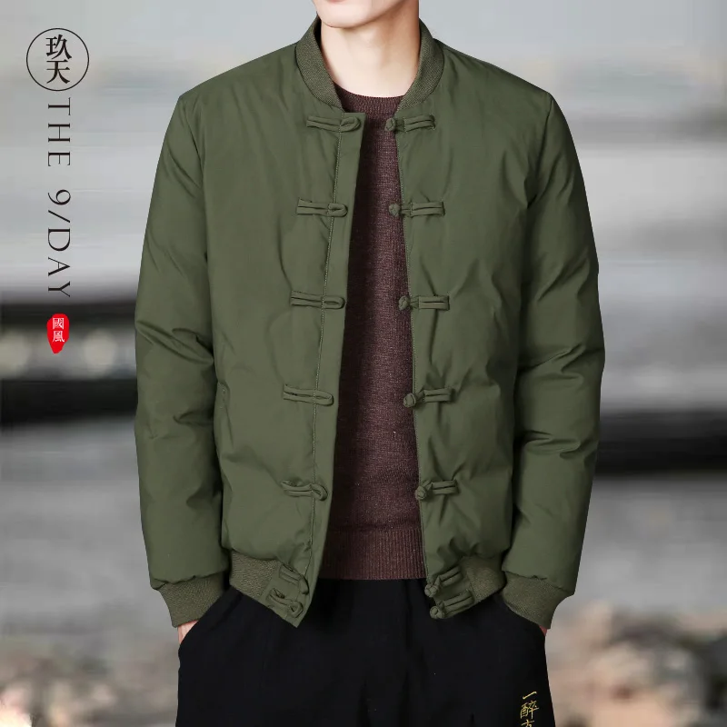 

★outfit button menswear thickening cotton-padded jacket coat jacket shorts big yards of Chinese style baseball uniform