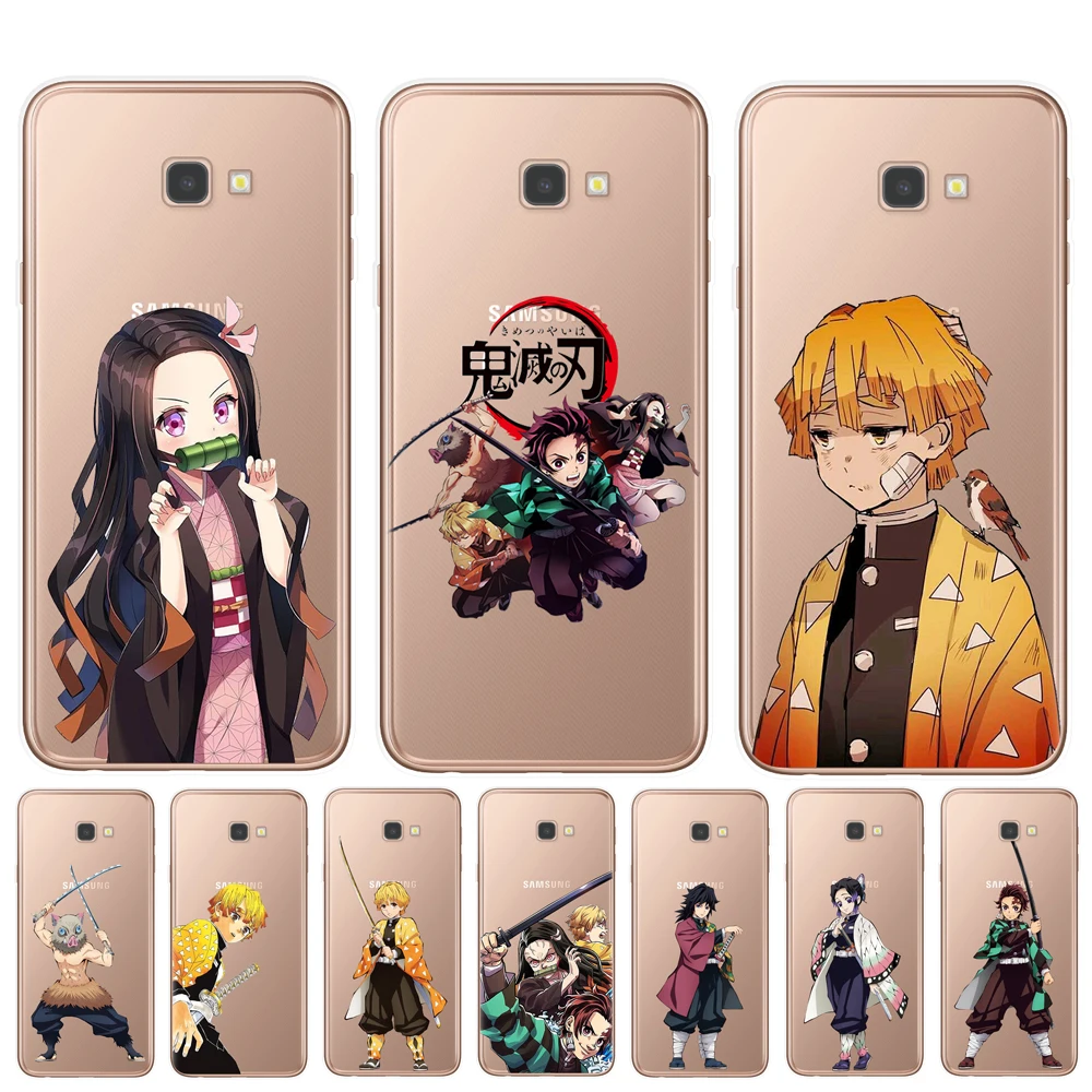 Чехол для телефона Kamado Nezuko Kimetsu no Yaiba рассекающий демонов чехол Samsung J3 J5 J7 2016 2017 J4 J6