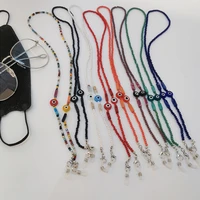 new color crystal eye stone anti lost mask chain accessories female fashion glasses chain