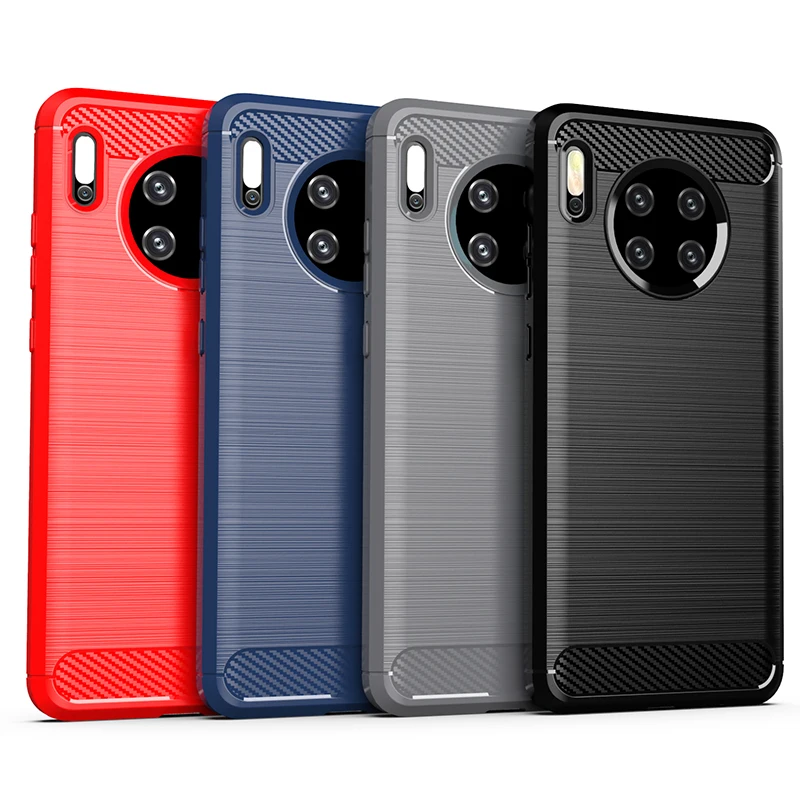 Чехол из углеродного волокна для Huawei Honor Mate 30 View 20 10 V9 Play чехол 20i 10i P Smart Z