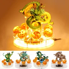 Anime Dragon Ball Z Shenron Lamp Super Saiyan Goku Action Figure Dragon Ball shenlong Model light Base Collection Gift