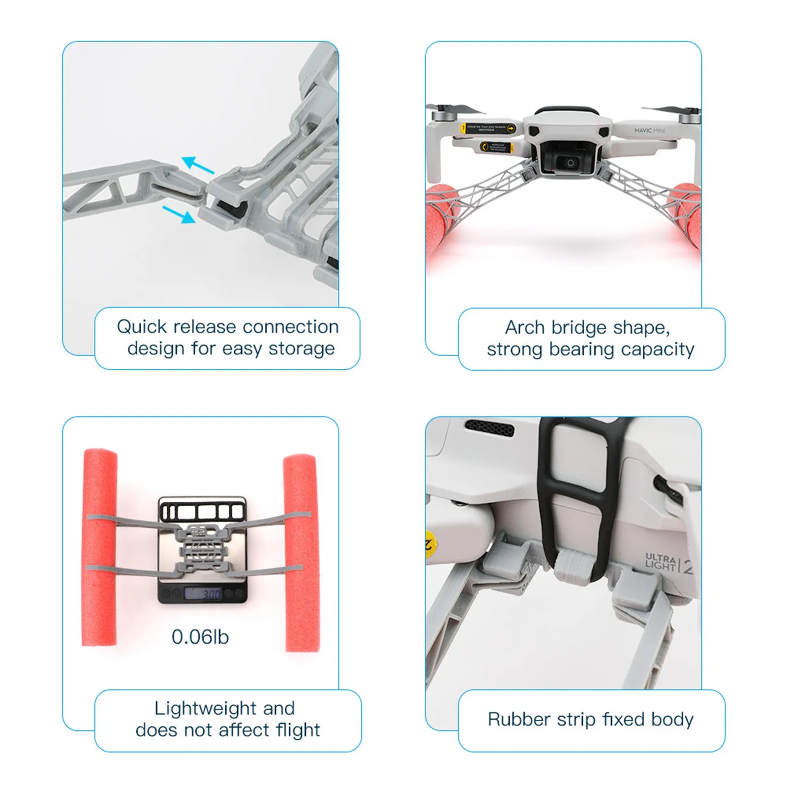 

New MavicFor DJI MAVIC Mini 2 Drone Accessories 2Pcs Silicone Blade Stabilizer DJI Mavic Mini Drone Accessories #11