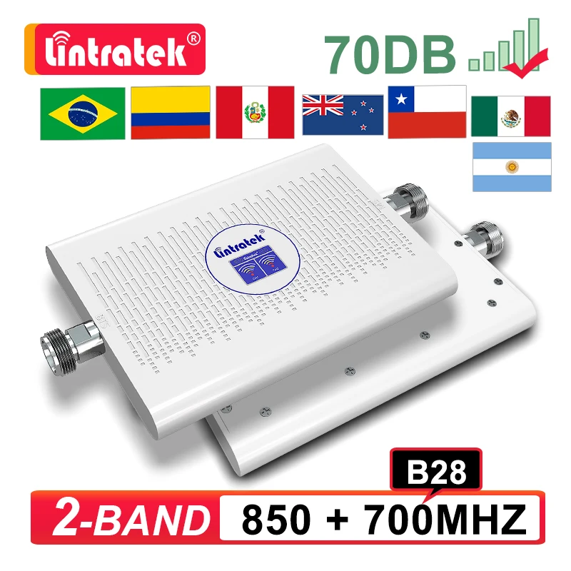 Tanie Nowy B28 B5 850 700Mhz Wzmacniacz Sygnału Mobilny 2G 3G GSM CDMA 850mhz 4G LTE 700 Komórkowy Telefon Komórkowy Wzmacniacz Wzmacniacz AGC Lintratek Ceny Nowy B28 B5 850 700Mhz Wzmacniacz Sygnału Mobilny 2G 3G GSM CDMA 850mhz 4G LTE 700 Komórkowy Telefon Komórkowy Wzmacniacz Wzmacniacz AGC Lintratek