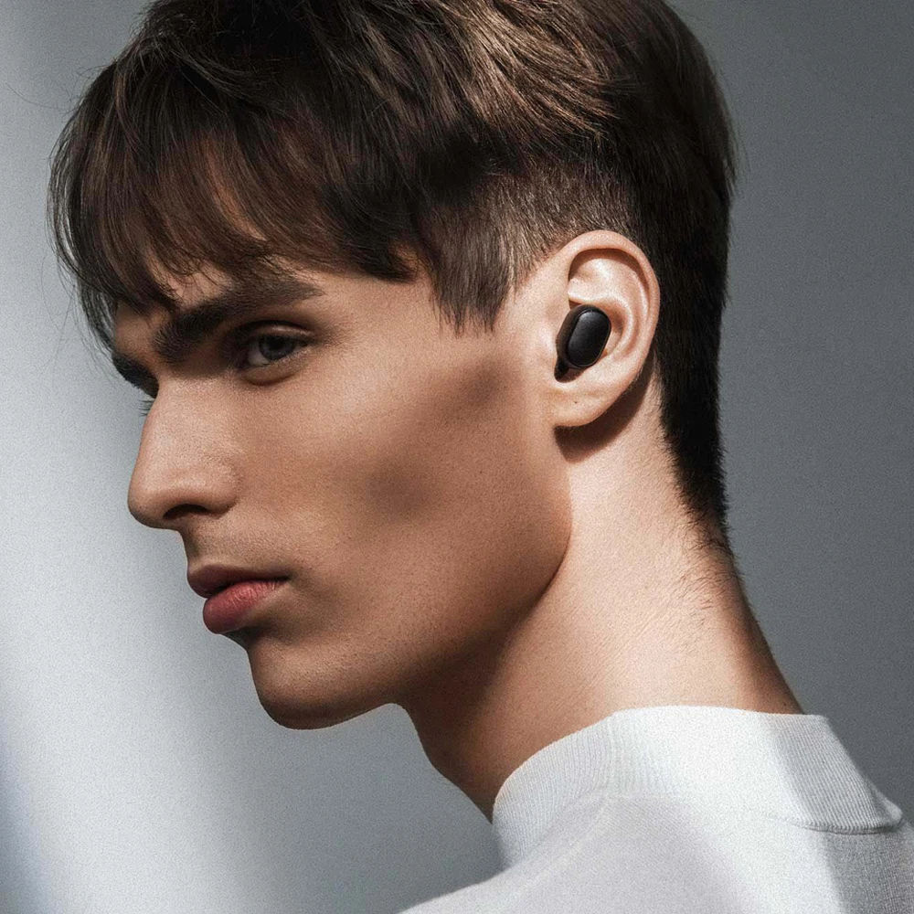 Наушники-вкладыши Tws Bluetooth 5 0 Беспроводной наушники активное Шум отмены бас