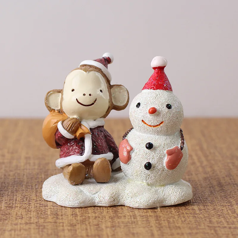 1 шт в виде симпатичной обезьянки нижнее белье Рождественская елка украшения