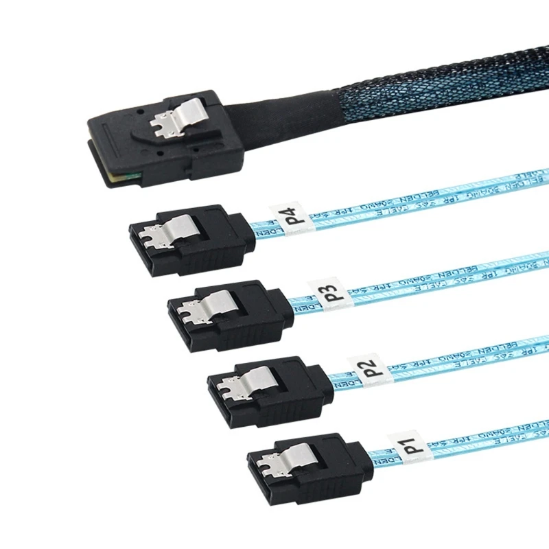 Sas Sata кабель Mini-Sas SFF-8087 4 Mini 4i SFF8087 36P Naar 7P 12 Гбит/с 50 см Harde Schijf Data | Компьютеры и офис