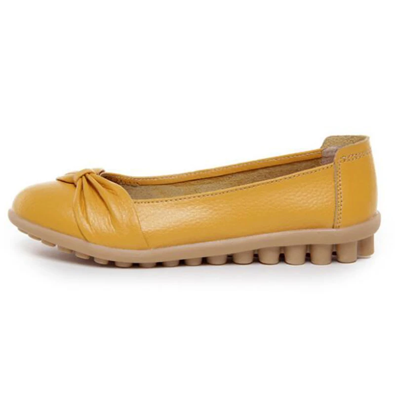 Туфли женские из натуральной кожи ажурные лоферы балетки без застежки плоская