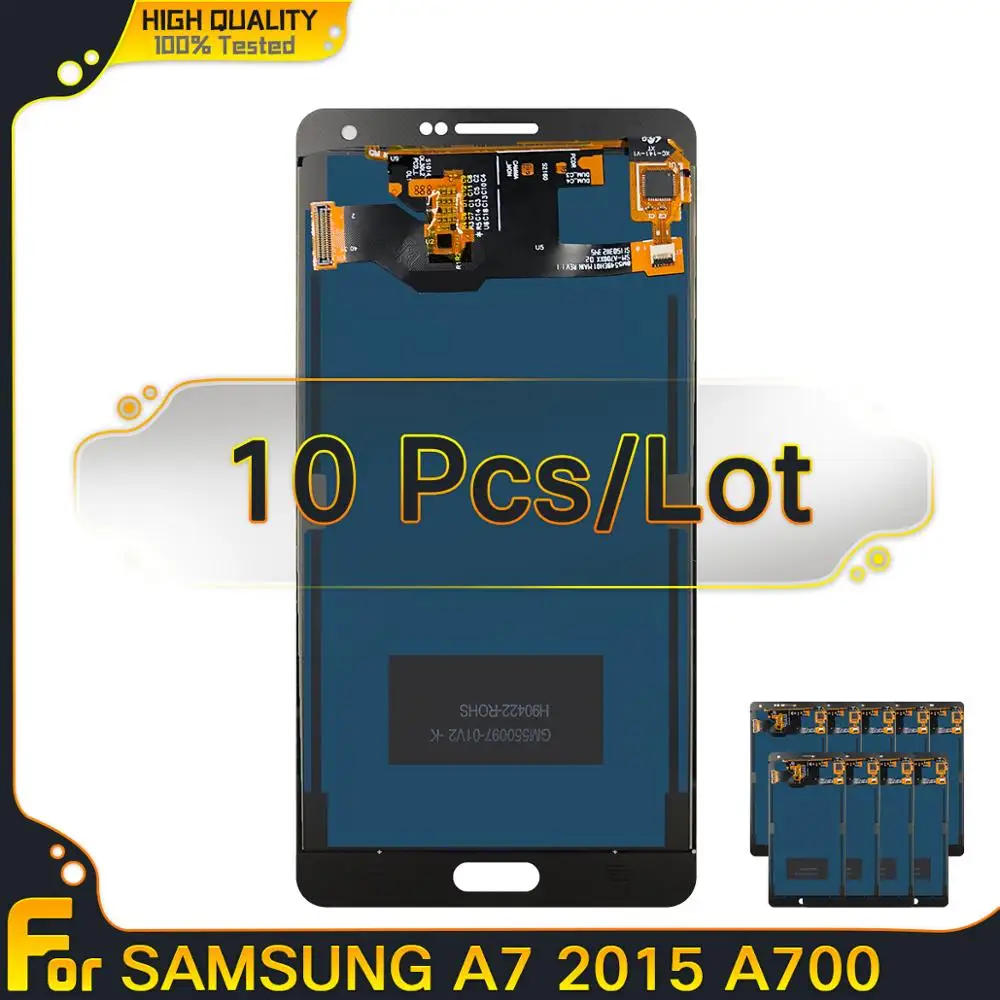 ЖК дисплей для Samsung Galaxy 7 100% A700 A7000 A700H A700F A700FD с сенсорным экраном и дигитайзером в