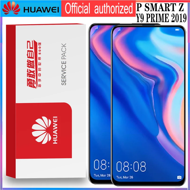 6,59 дюймов для huawei Y9 Prime /P Smart Z ЖК-дисплей STK-LX1 кодирующий преобразователь сенсорного экрана в сборе запчасти