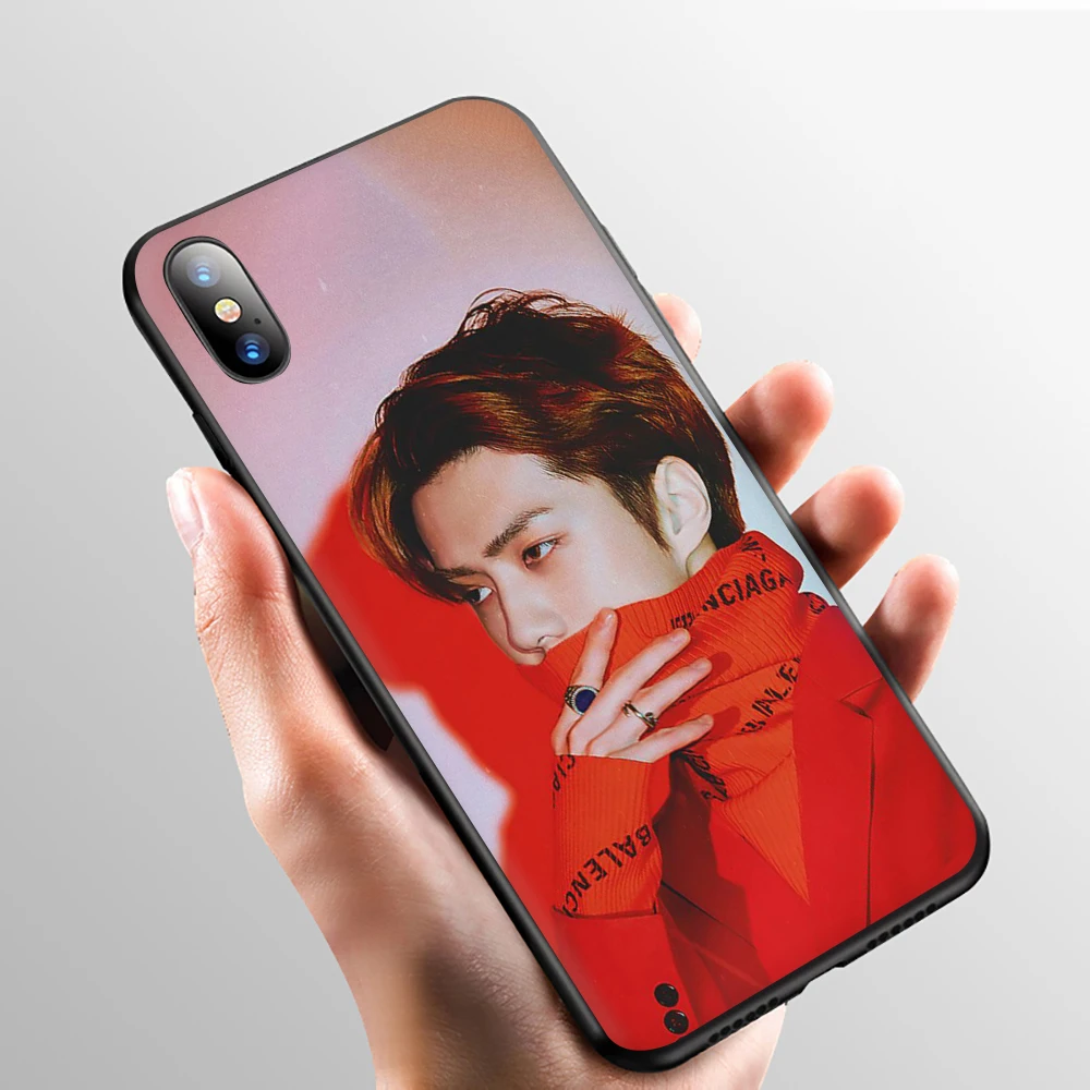 EXO sehun Мягкий силиконовый чехол для телефона чехол для iPhone 5 5S SE 6 6S 7 8 plus X XR XS 11 Pro Max