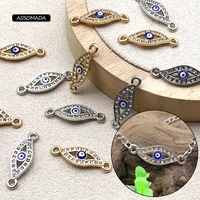 assomada diamonds gold eye pendant diy jewelry findings bracelets for women necklace blue eye beads for jewelry making supplies