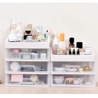 1/2/3-Layers Cosmetic Storage Box  Makeup Drawer Translucent Desktop Jewelry Nail Polish Container Rack Skin Care Product Rack