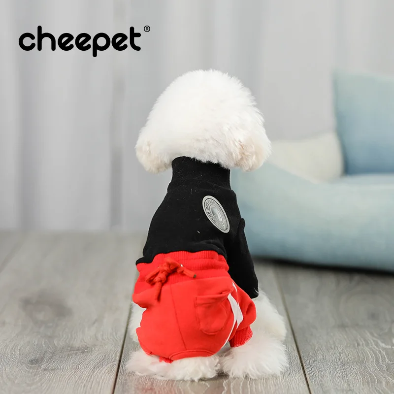 Спортивный стиль четыре ножки нижняя рубашка цвета с вышивкой цвет теплая одежда