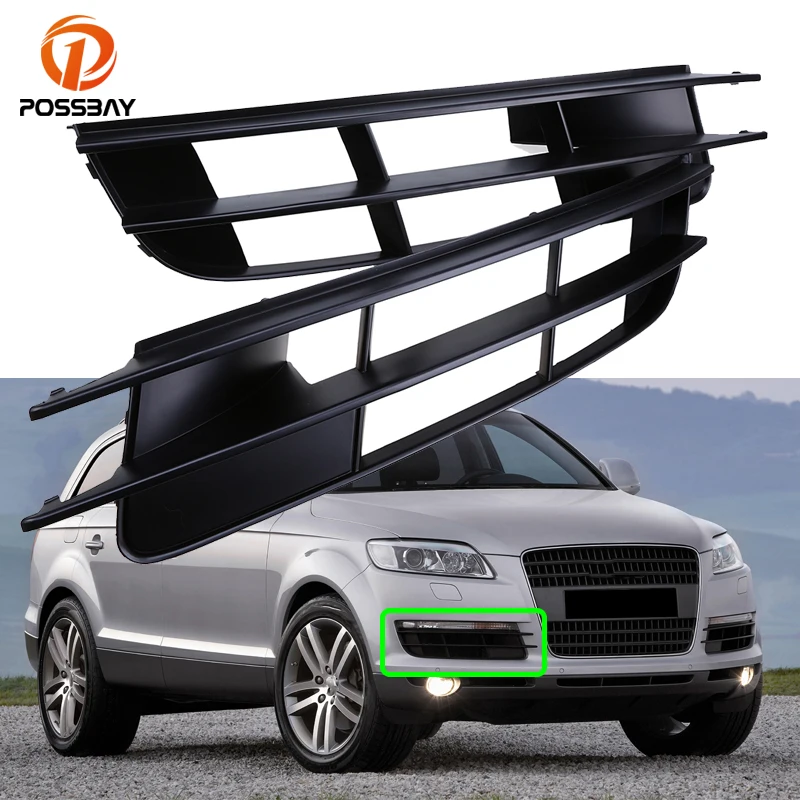 POSSBAY переднего бампера нижняя Противотуманные фары крышка решетки гоночных