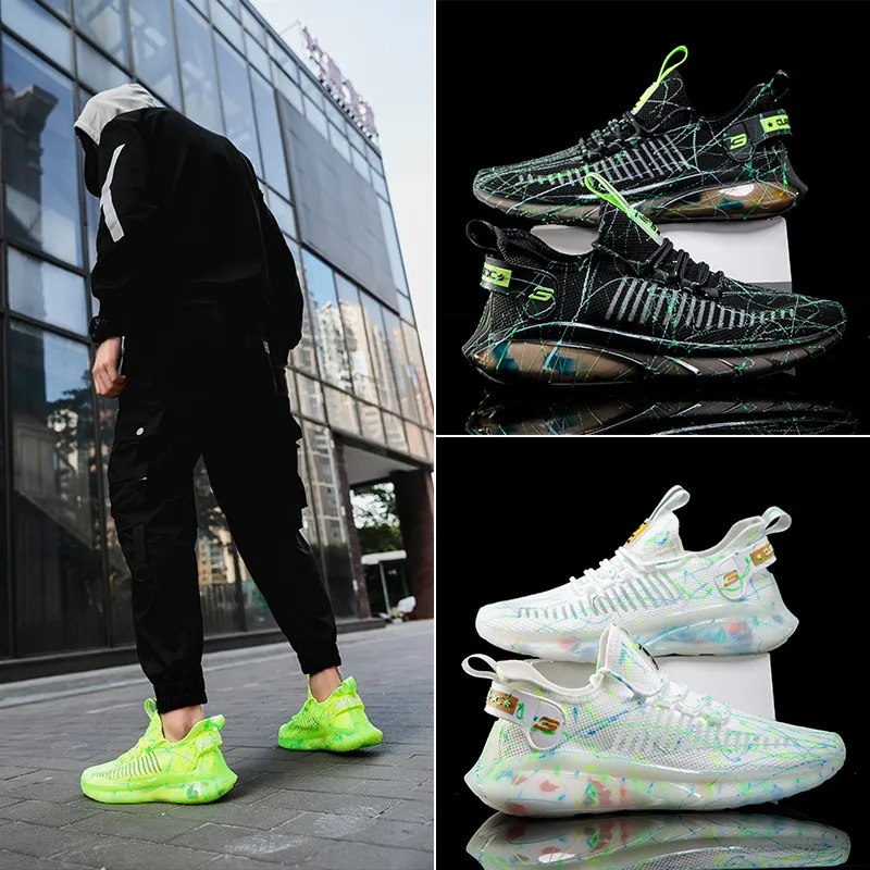 

Autumn New Man Sports Shoes High Quality Mens Sneakers Outdoor Non-slip Men Running Shoes Rubber Hard-Wearing Men Jogging Shoes